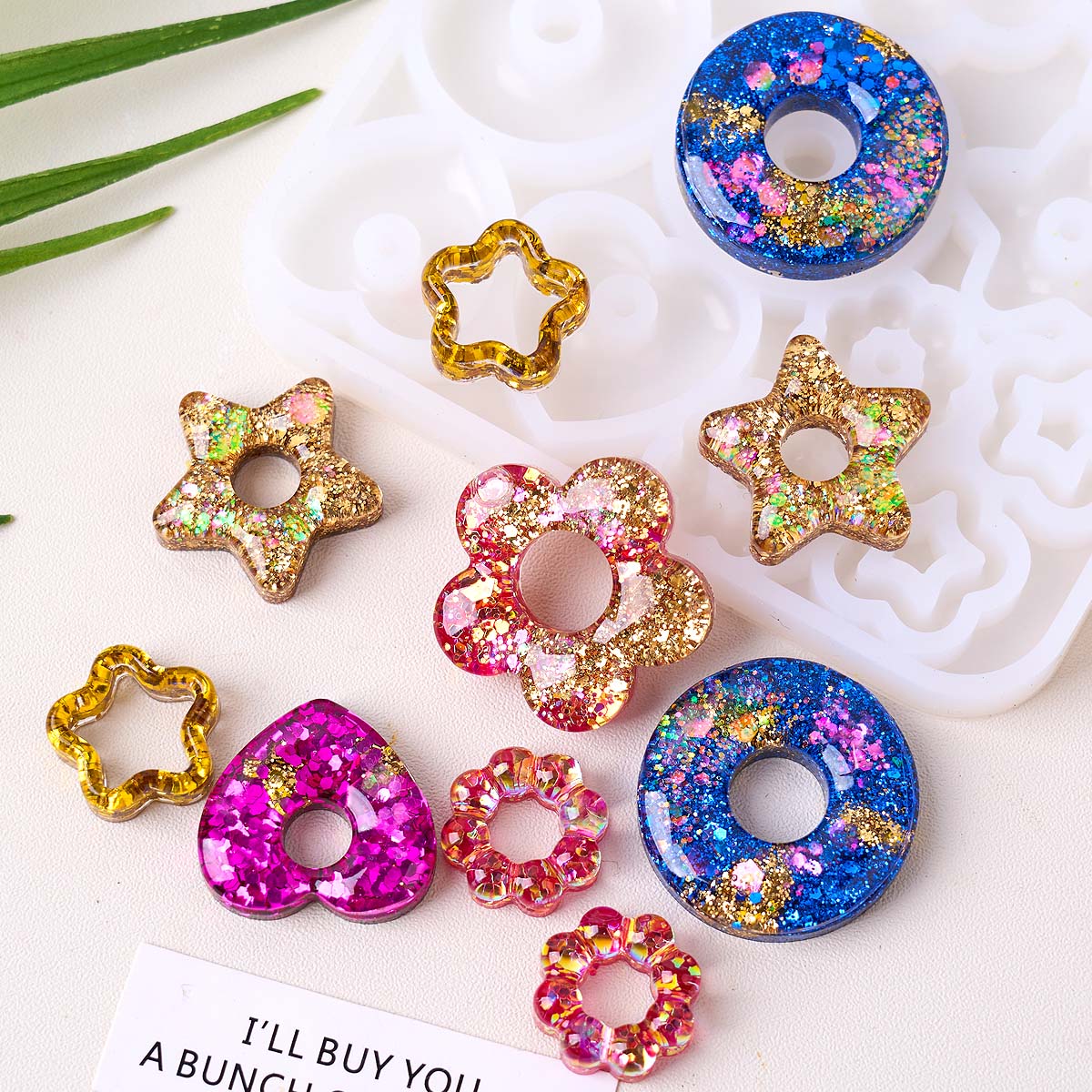 Resin Craft Ideas - Multifunktionale Schmuck Silikonform DIY handgemachte Herz