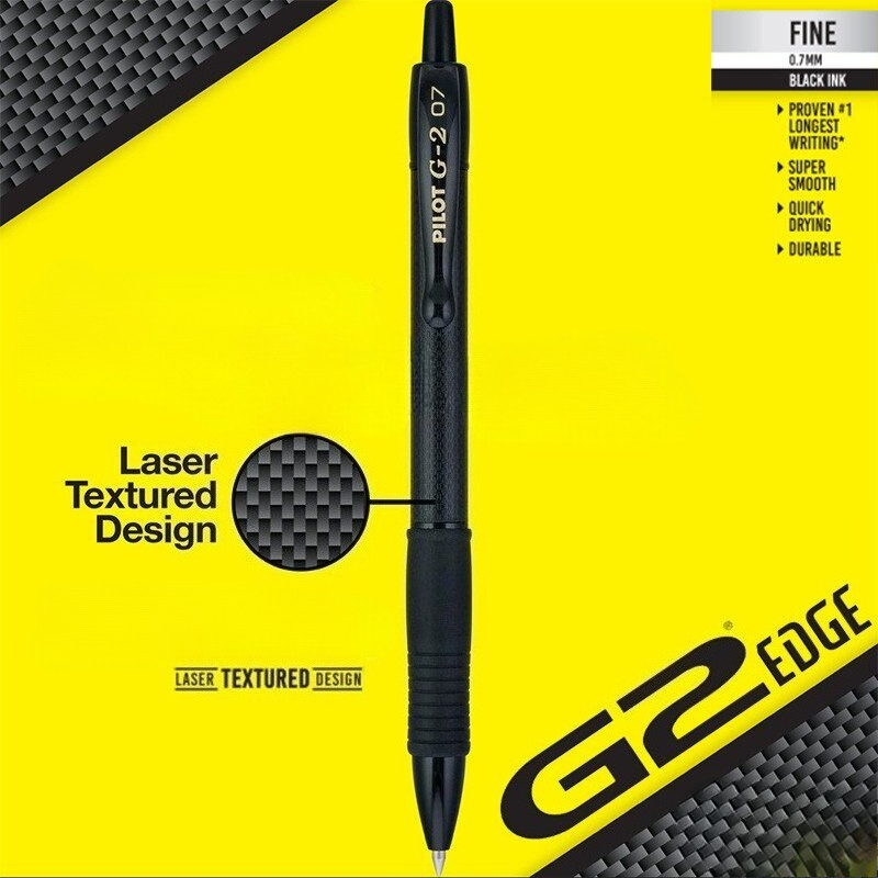 Pilot Pen G2 - Japanischer Pilot-Kugelschreiber mit Kohlefaser-Textur, limitierte Auflage