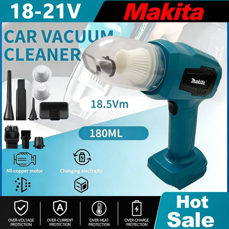 Vacuum Chamber Small - Makita Akku-Staubsauger Mini Autoreiniger Multifunktions-Staubfänger Handstaubsauger