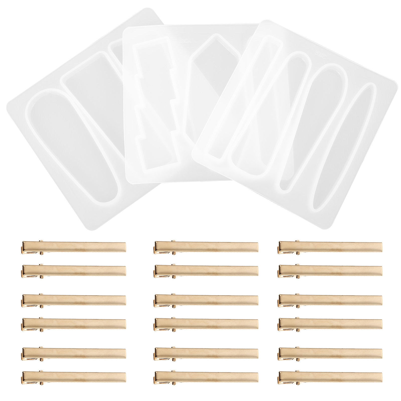 1 Set Silikon-Haarspangenform, – Resin Crafts Bewertung und Preis