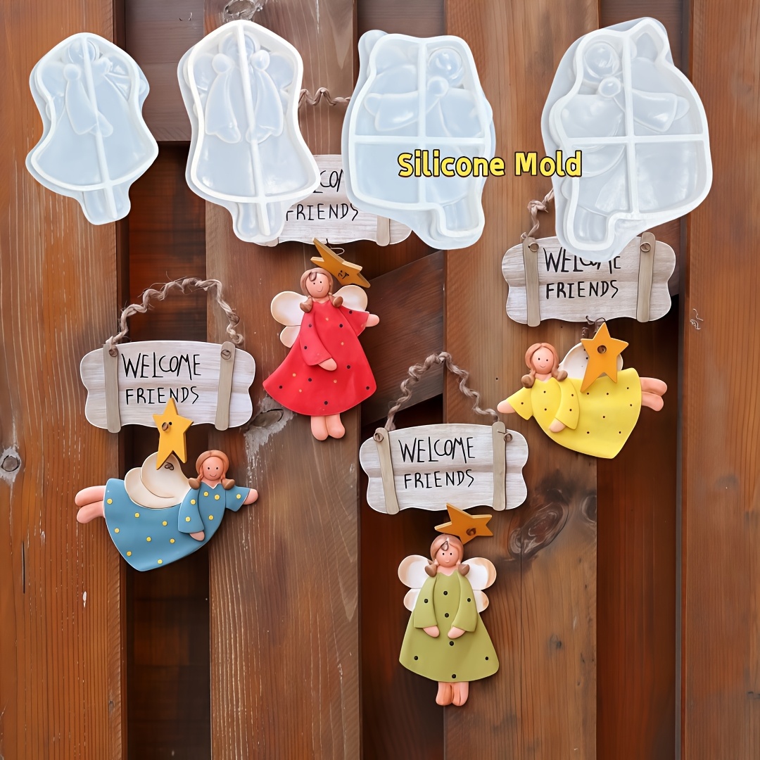 4-teilige Engel-Anhänger-Gießf – Resin Craft Ideas Bewertung und Preis