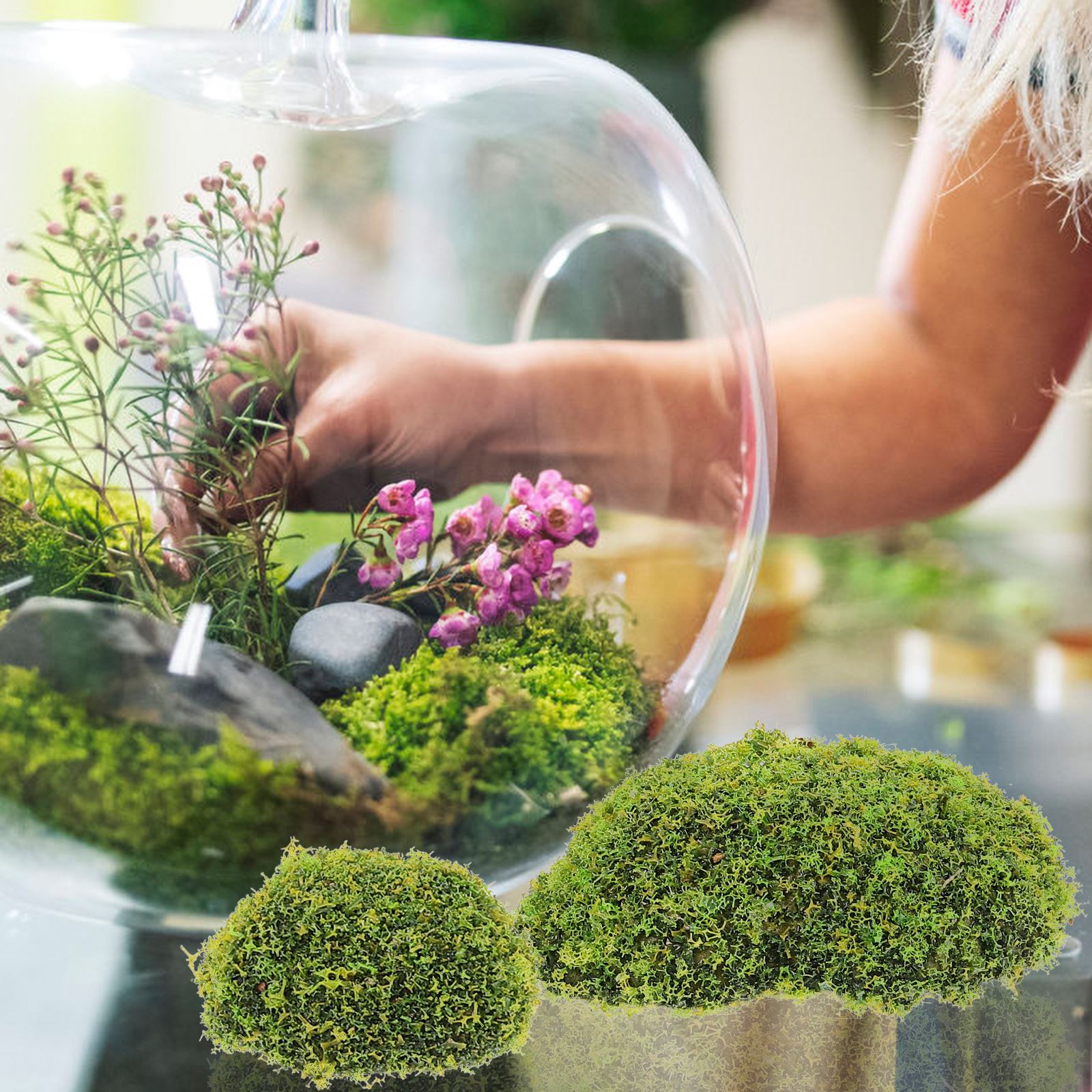 12 stücke Künstliche Moos Fels – Terrarium Moss Art Bewertung und Preis