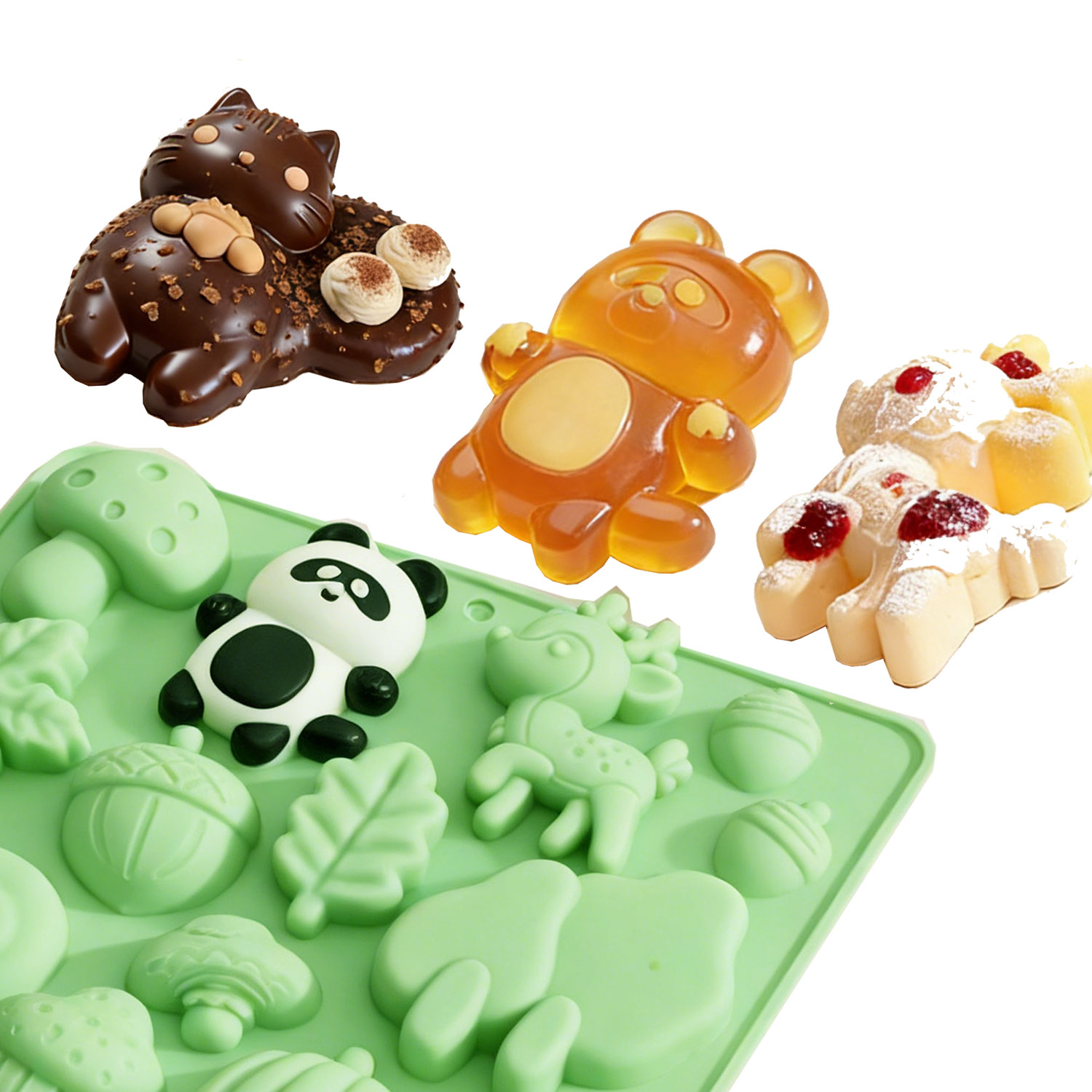 1 Silikon-Kuchenform in Tierfo – Resin Craft Supplies Bewertung und Preis