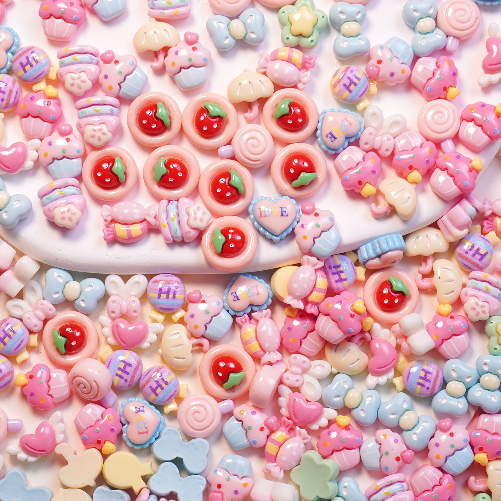 20 Stück 3D-Harz-Charms im jap – Resin Crafts Diy Bewertung und Preis